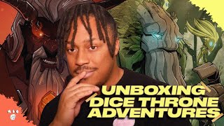 DICE THRONE ADVENTURES HAS ARRIVED!!! Unboxing + Season One Rerolled
