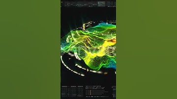 Futuristic Holographic Terrain Head Up Display