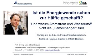 Ist die Energiewende schon zur Hälfte geschafft?