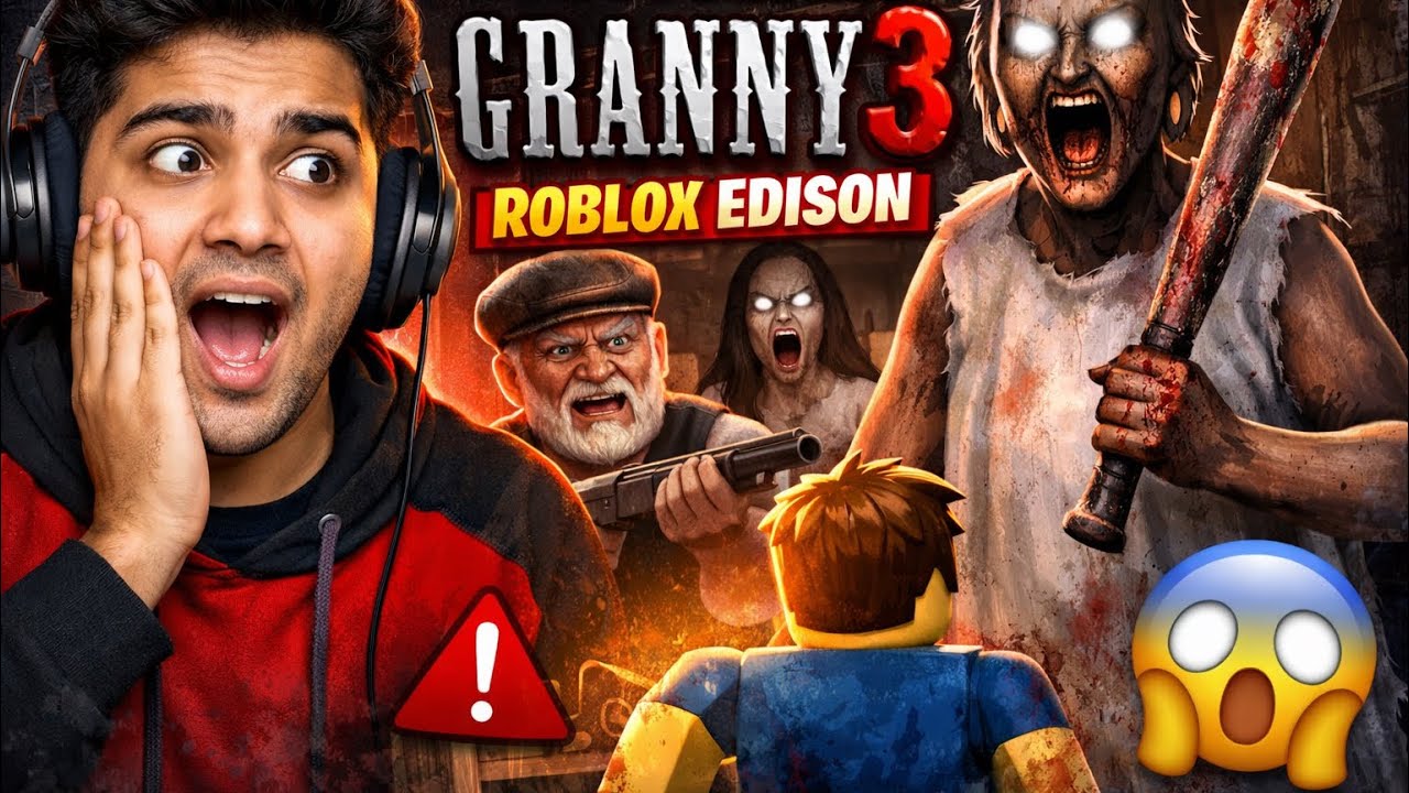 Granny 3 Roblox Edison Gameplay 🔥 | Scary Horror Game