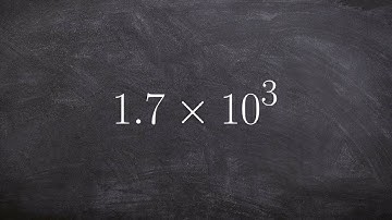 How to write a number from scientific notation as a whole number