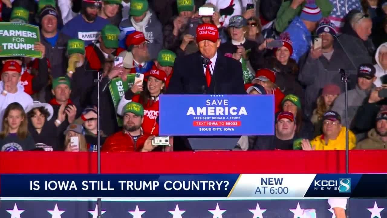 How much support does Donald Trump have in Iowa ahead of big announcement?