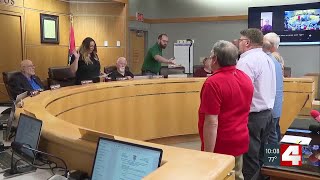 Festus swears in 4 new council members opposed to data center