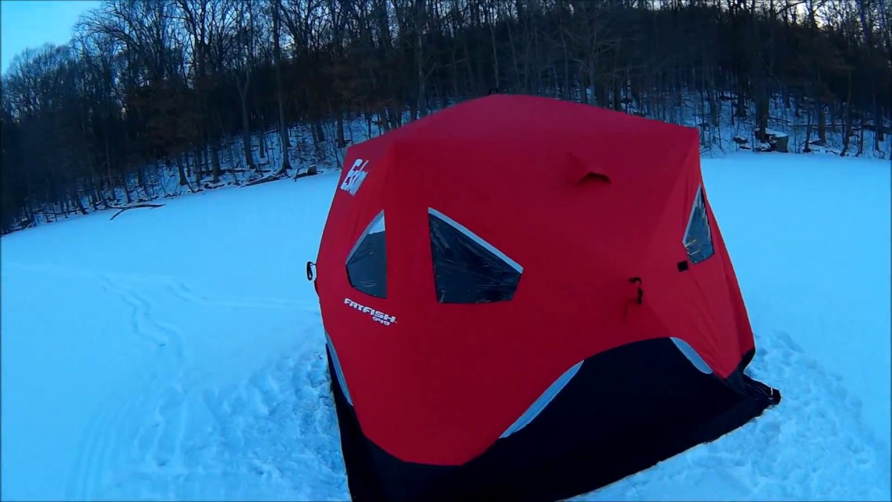 Ice Fishing Lake Arthur 12018 YouTube