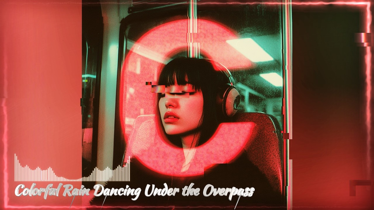 Colorful Rain Dancing Under the Overpass