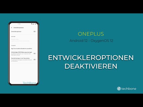 Entwickleroptionen deaktivieren - OnePlus [Android 12 - OxygenOS 12]