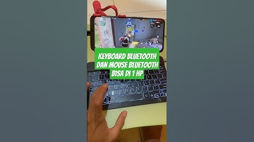 keyboard bluetooth dan mouse bluetooth bisa di 1 hp#keyboard #mouse #bluetooth #wireless #hp #gaming