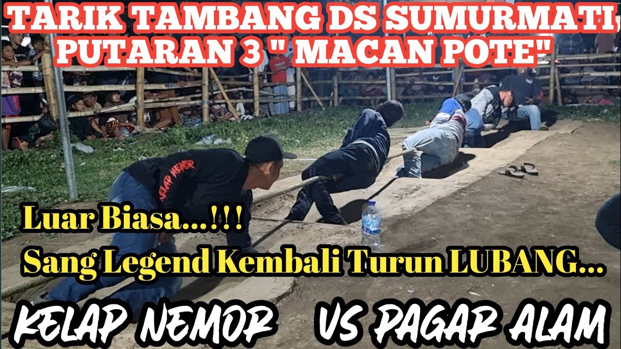 TARIK TAMBANG // KELAP NEMOR 1 ( Pamatan ) VS PAGAR ALAM 2 ( Pesisir ) Arena Sumurmati