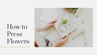 How To Press Flowers Beginners Guide To Using A Flower Press