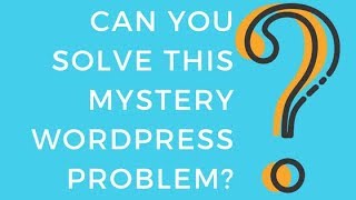 Celebrity Can anyone solve this weird Wordpress glitch? Profile