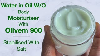 How to formulate a stable W/O Body Moisturiser With Olivem 900 (Simple And Easy Tutorial)