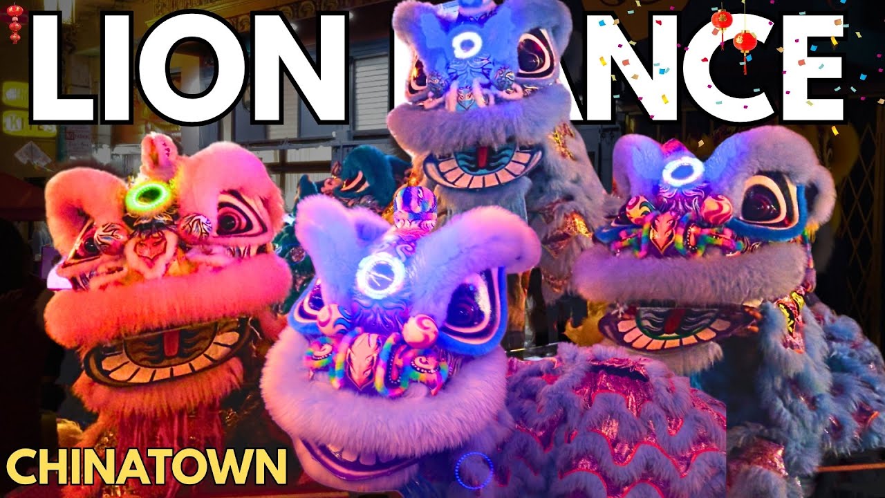 Lion Dance Chinatown San Francisco | LED Epic Night Market Show