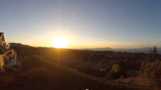 Georgiaview sunset Time-lapse June 6, 2015