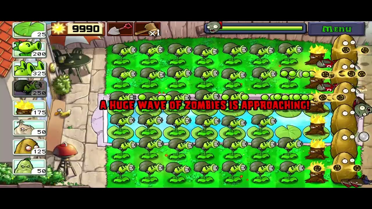 Plants vs Zombies Last Stand 5 flags Completed | pvz gameplay walkthrough | part 12