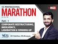 Corporate Restructuring/ Insolvency MARATHON for Dec 20 | CS Professional CRI| CS Vaibhav Chitlangia