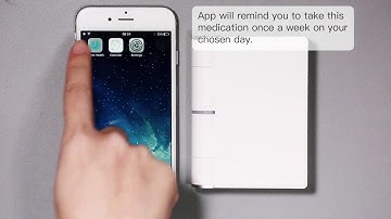 Memo Box Smart Pill Box Tutorial: How to Customize Alarm for Meds Taken Weekly