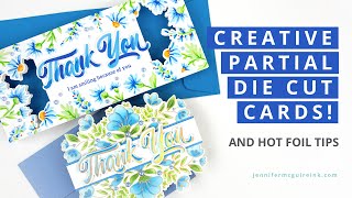 Celebrity Creative Partial Die Cut Cards Profile