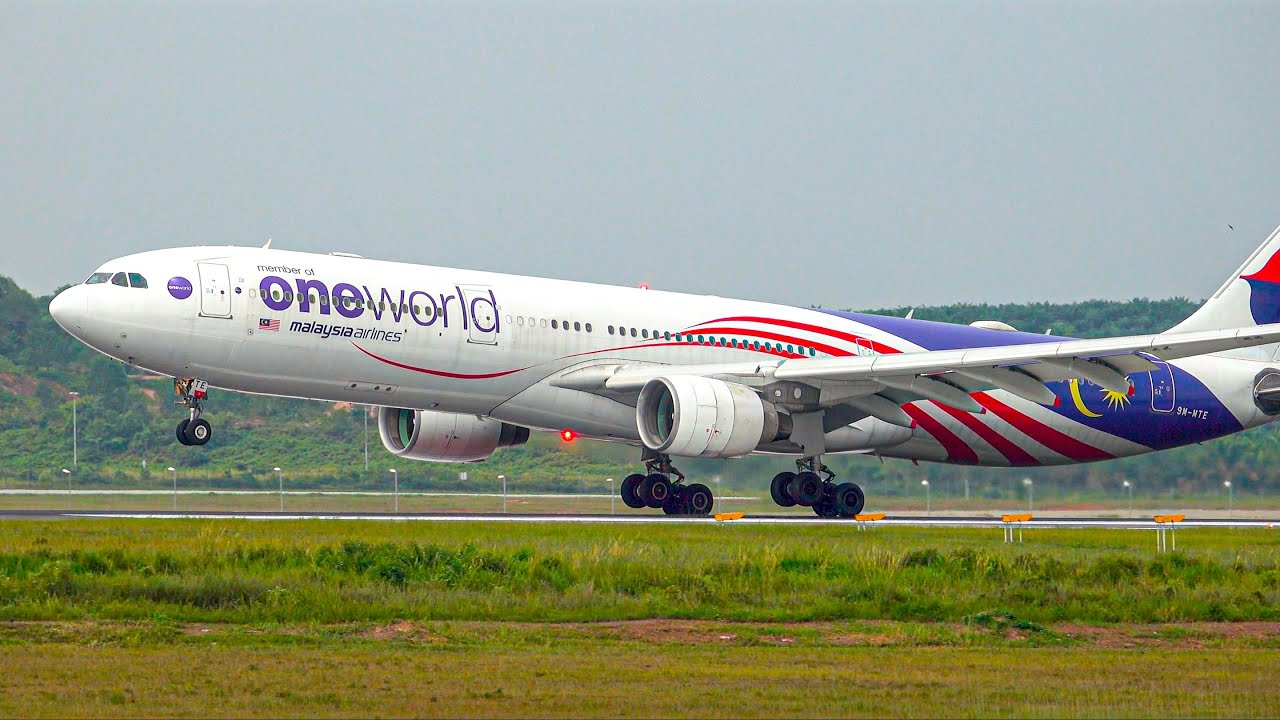 ✈️🇲🇾KUALA LUMPUR AIRPORT PLANE SPOTTING | 1 HOUR of CLOSE UP Takeoffs & Landings [KUL/WMKK]