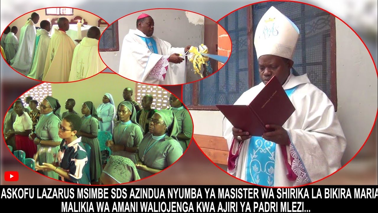 ASKOFU LAZARUS MSIMBE SDS AZINDUA NYUMBA YA MASISTA ,SHIRIKA LA BIKIRA MARIA MALKIA...(AMANI CENTRE)