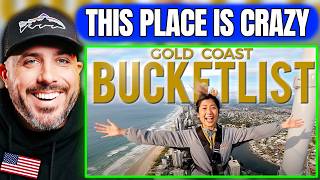 American Reacts to 20 Bucket List Things in Gold Coast