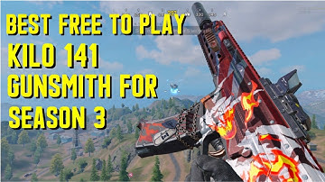 BEST FREE-TO-PLAY KILO 141 GUNSMITH SEASON 3 | Call Of Duty Mobile |#codm #codmbattleroyale