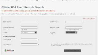 Court Record Search