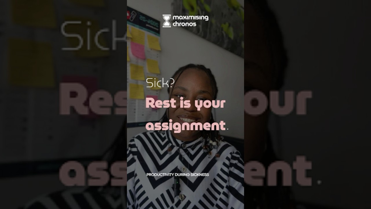 Rest is your assignment (Pt.1) #MaximisingChronos #Rest #shorts #subscribe