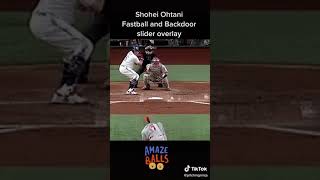 Shohei Ohtani Fastball And Backdoor Curveball Overlay! #shorts #MLB #mlb #baseball