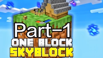 One block/Sky block part-1 #video #craftingandbuilding #like #subscribe