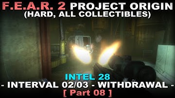 FEAR 2: Project Origin Walkthrough part 8 ( Hard, 100% collectibles, No commentary ✔ ) Withdrawal 2