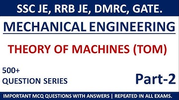 Theory of Machines MCQ | TOM | Mechanical Engineering MCQ on Theory of Machines | Part- 2.