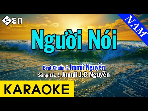 Karaoke Người Nói Tone Nam Nhạc Sống - Beat Chuẩn Jimmii Nguyễn