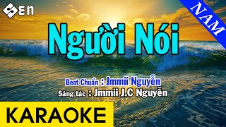 Karaoke Người Nói Tone Nam Nhạc Sống - Beat Chuẩn Jimmii Nguyễn