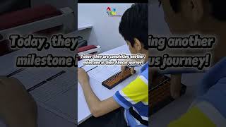 Weeks of learning and consistent practice | Abacus Journey for Kids #tme #education #mathforkids