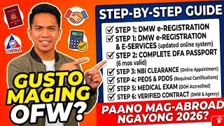 "OFW TIPS GUIDE PAANO MAG-ABROAD NGAYONG 2026? (Step-by-Step Guide para sa mga Newbie Aspiring OFW )