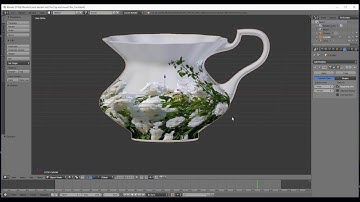 Making a Tea Cup and Saucer Part 2 Blender V2 79