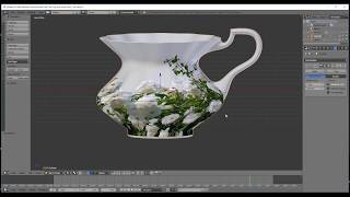 Making a Tea Cup and Saucer Part 2 Blender V2 79