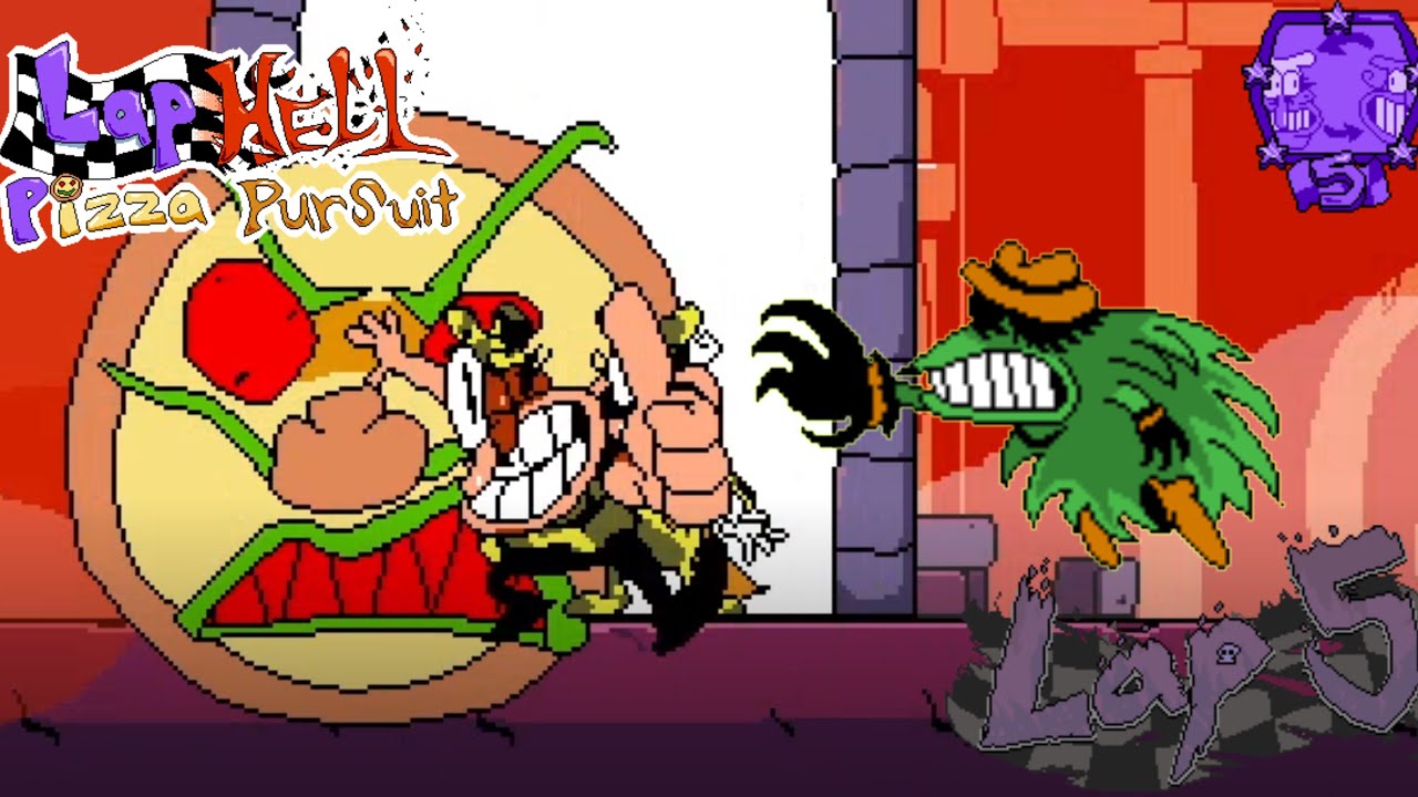 TOO CLOSE FOR COMFORT! [Pizza Tower Lap Hell Hotfix Pizza Pursuit
