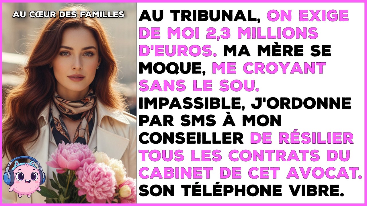 Ma famille me poursuit pour 2,3M€. Le cabinet adverse perd son plus important client.