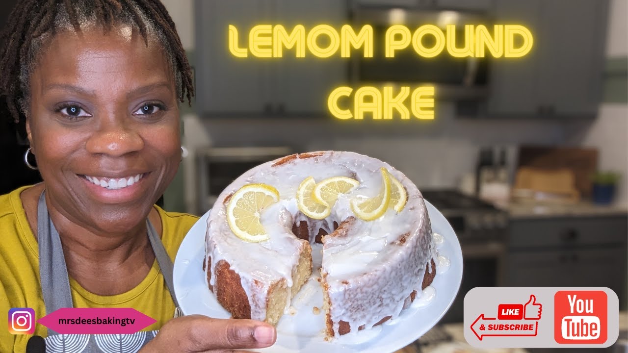 Lemon Pound Cake Simple and Easy YouTube