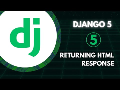 Django Course - #05 Returning HTML as response