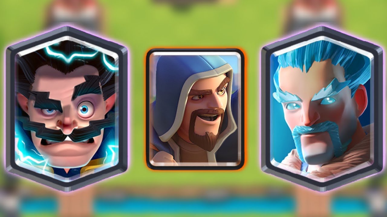 Wizard + Ice Wizard + Electro Wizard / Clash Royale