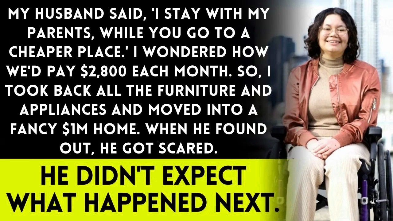 My husband lives with his parents, but I chose a fancy $1M place instead of a cheap one