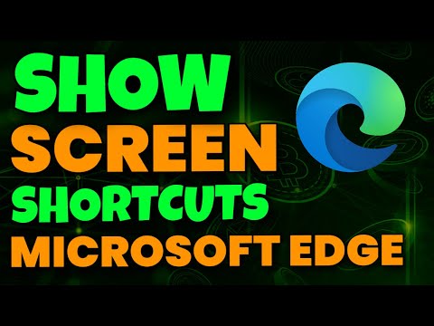 How to Show Split Screen Shortcuts in Microsoft Edge