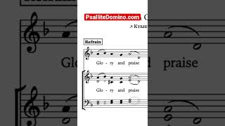Lenten Gospel Acclamation (Kyrie orbis factor) • PsalliteDomino.com