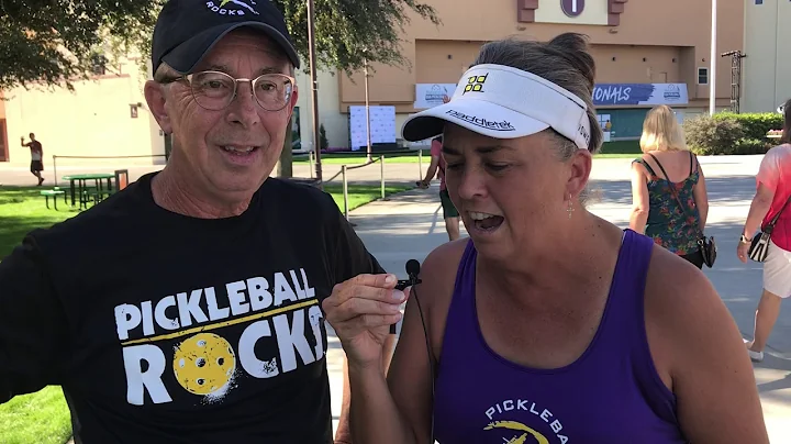Rodney Grubbs (Pickleball Rocks) and Stephanie Nat...