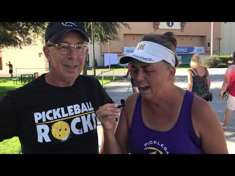 Rodney Grubbs (Pickleball Rocks) and Stephanie Nationals 2018