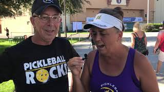 Rodney Grubbs (Pickleball Rocks) and Stephanie Nationals 2018