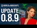 Dasha Presents Update 0.8.9 | World of Warships