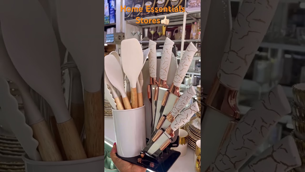 Luxury Kitchen Knives and Spoons Set